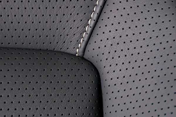 Why use perforated nappa leather material?