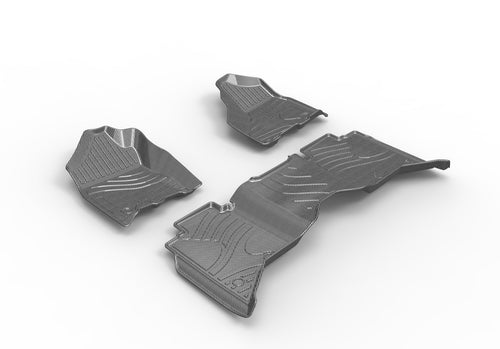 1500 Dodge Ram TPV Floor Mats, 2011-2017 Left-Hand Drive, Vehicle-Specific All-Weather Interior Liners