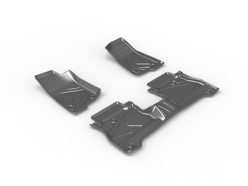 2019-2020 Jeep Gladiator TPV Floor Mats, Left-Hand Drive, Vehicle-Specific All-Weather Interior Liners