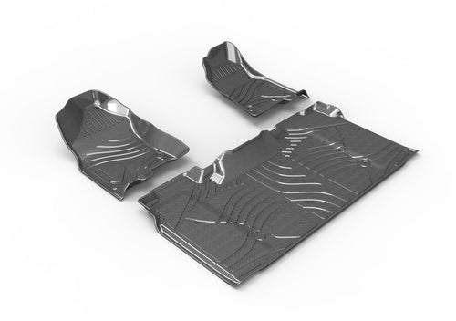 1500 Dodge Ram TPV Floor Mats, 2019-2024 4-Door With Under-Seat Storage Left-Hand Drive, Vehicle-Specific All-Weather Interior Liners