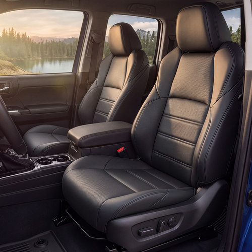 2016-2023 Toyota tacoma Seat Covers, Black, 5-Seat Set, Vehicle-Specific Interior Protection