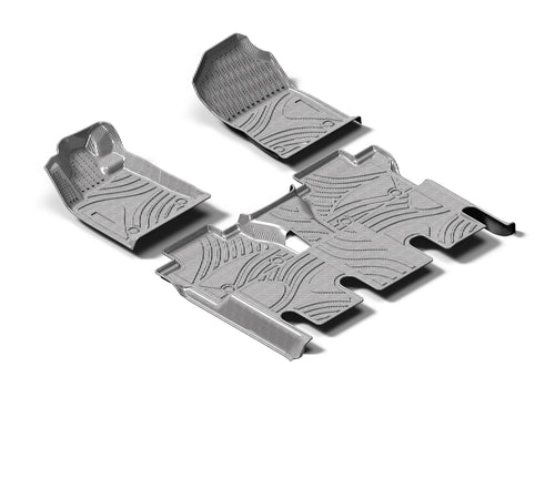 2015-2020 Toyota Tundra TPV Floor Mats, 4-Door Left-Hand Drive Extended Version, Vehicle-Specific All-Weather Interior Liners