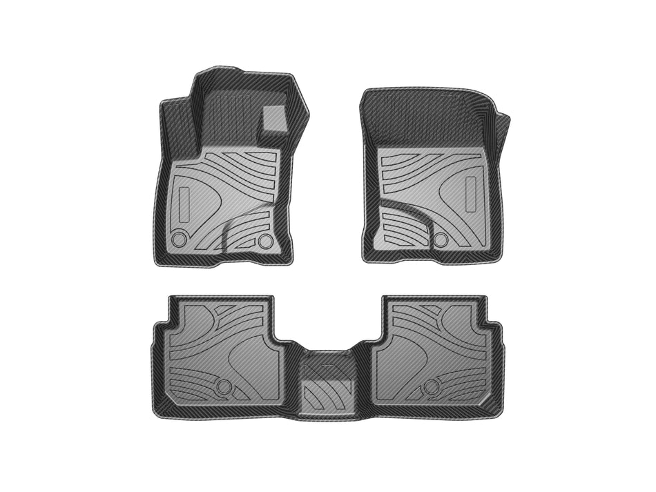 2021-2025 Ford Bronco Sport TPV Floor Mats, Left-Hand Drive, Vehicle-Specific All-Weather Interior Liners