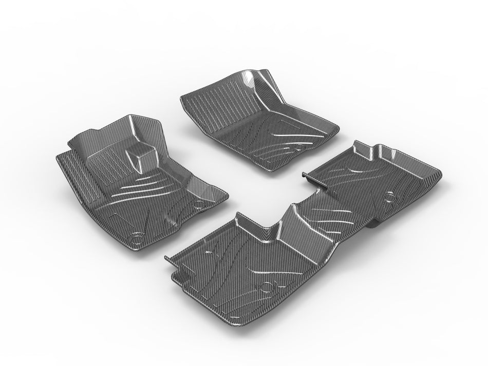 2021-2025 Ford Bronco Sport TPV Floor Mats, Left-Hand Drive, Vehicle-Specific All-Weather Interior Liners