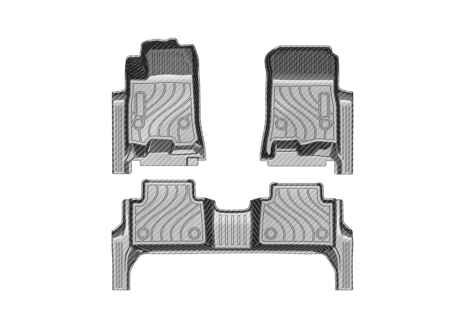 2023-2024 Chevrolet Colorado TPV Floor Mats, Vehicle-Specific All-Weather Interior Liners