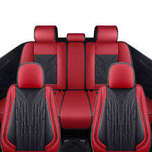 Load image into Gallery viewer, Full Coverage Black Leather Car Seat Cover Mechanical Standard Style, Automotive Vehicle Cushion Universal Fit