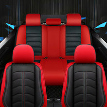 Load image into Gallery viewer, Full Coverage Black Leather Car Seat Cover Light Standard Style, Automotive Vehicle Cushion Universal Fit