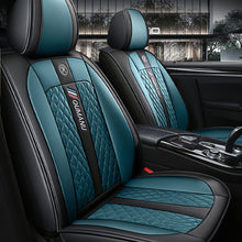 Load image into Gallery viewer, Full Coverage Black Leather Car Seat Cover Street Standard Style, Automotive Vehicle Cushion Universal Fit