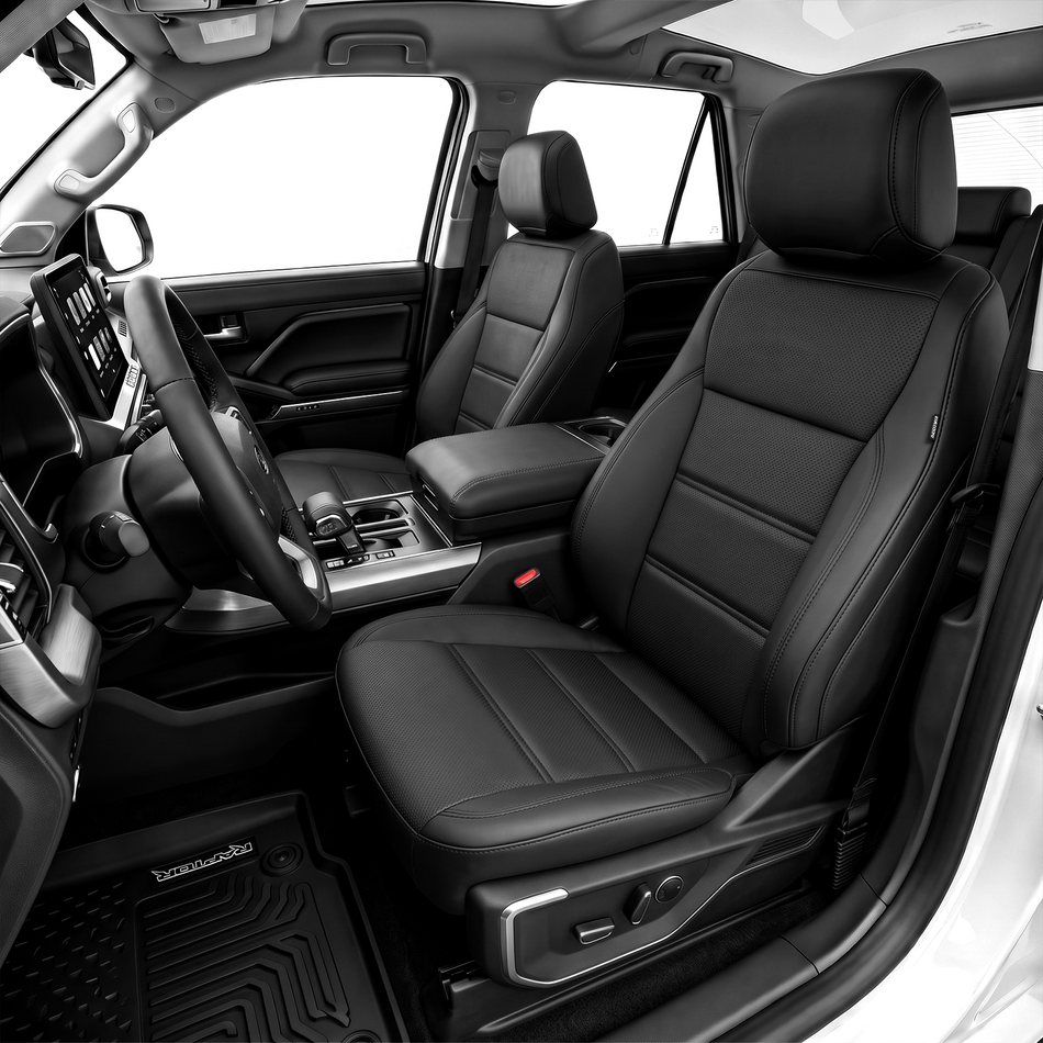 2015-2020 Ford F-150 Seat Covers, Black, 5-Seat Set, Vehicle-Specific Interior Protection