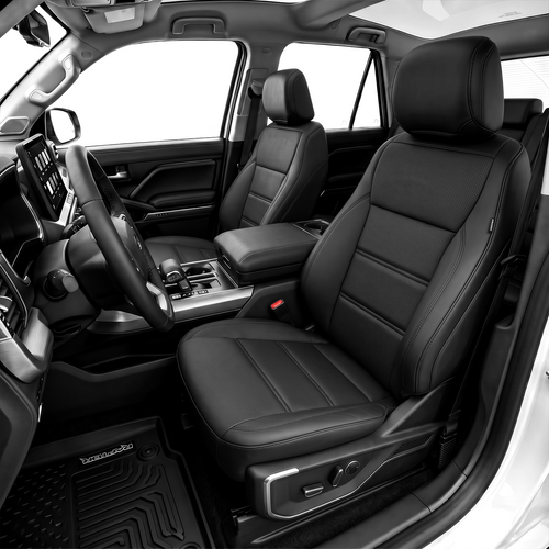 2015-2020 Ford F-150 Seat Covers, Black, 5-Seat Set, Vehicle-Specific Interior Protection