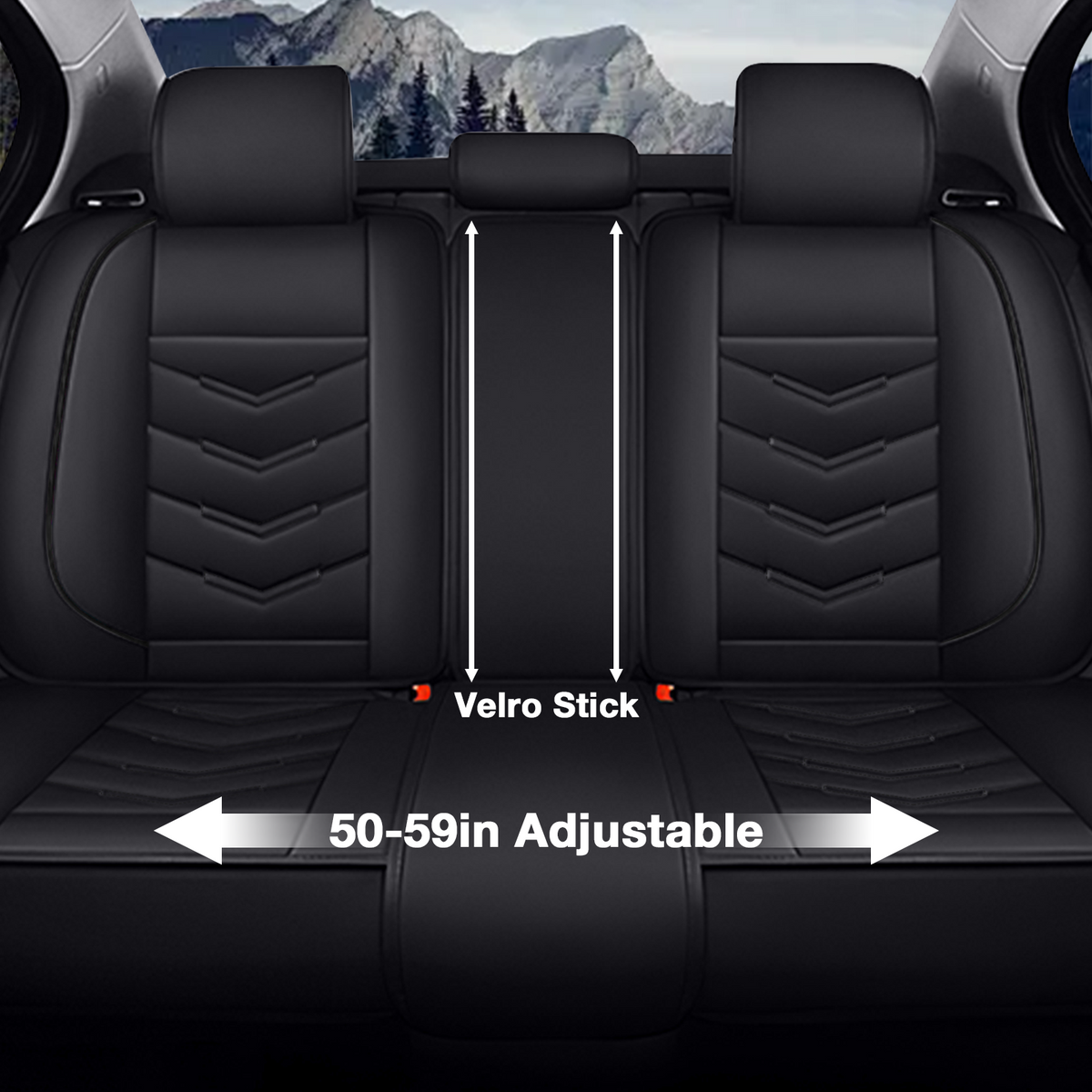 Acura RDX 2007-2026 Seat Covers - Black - 5 Seat Luxury