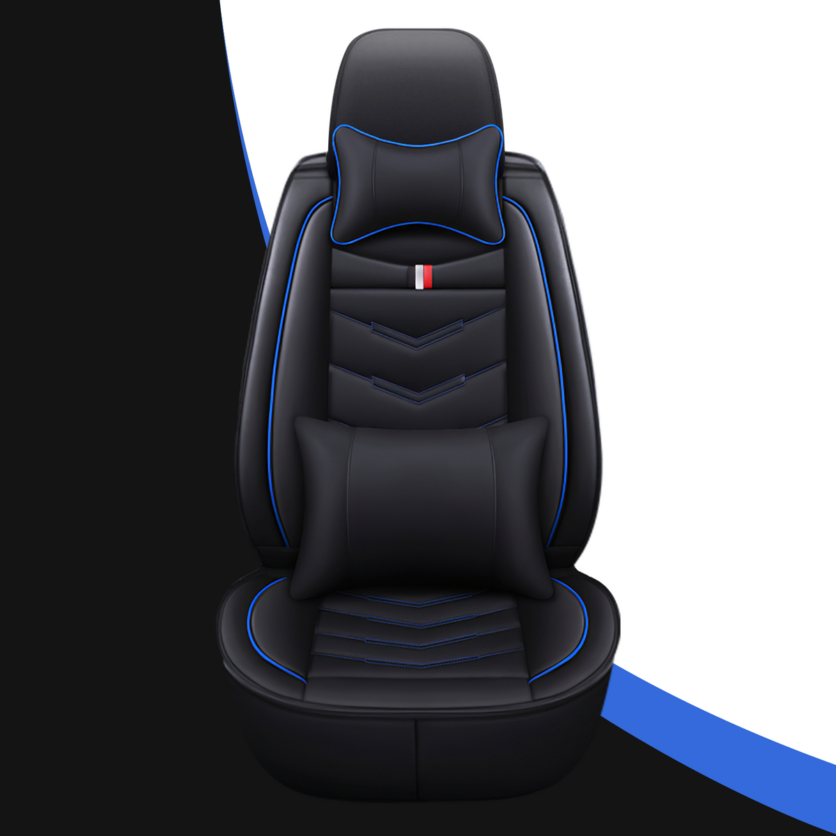 Acura RDX 2007-2026 Seat Covers - Black Blue - 2 Seat Luxury - Color Swatch