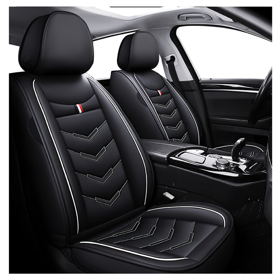 Acura RDX 2007-2026 Seat Covers - Black White - 2 Seat Standard