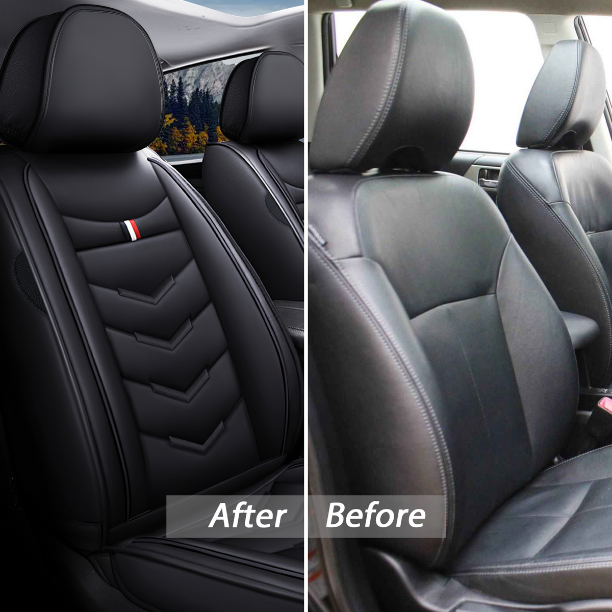 Acura Integra 2000-2026 Seat Covers - Black - 2 Seat Standard