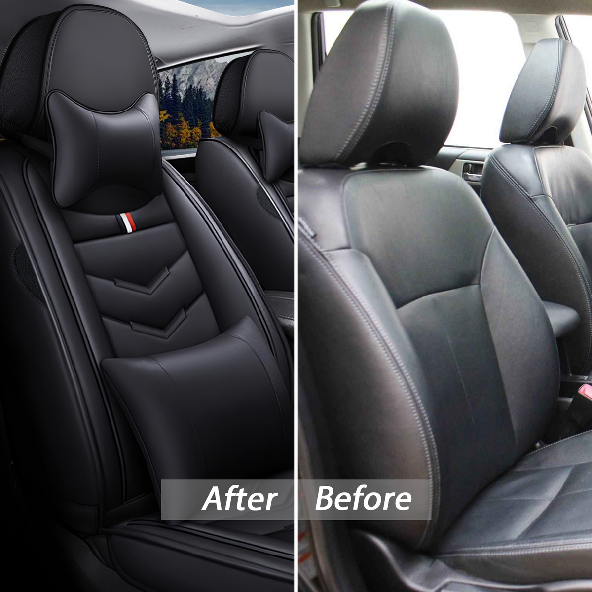 Acura Integra 2000-2026 Seat Covers - Black - 2 Seat Luxury