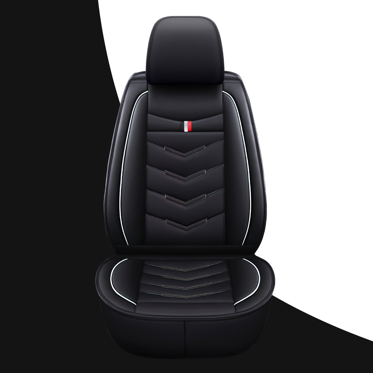 Acura RDX 2007-2026 Seat Covers - Black White - 2 Seat Standard - Color Swatch