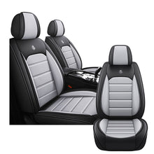 Load image into Gallery viewer, Full Coverage Black Leather Car Seat Cover Sports’ Standard Style, Automotive Vehicle Cushion Universal Fit