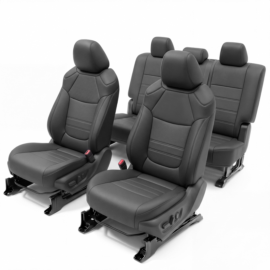2019-2025 Toyota rav4 Seat Covers, Black, 5-Seat Set, Vehicle-Specific Interior Protection