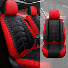 Load image into Gallery viewer, Full Coverage Black Leather Car Seat Cover Light Standard Style, Automotive Vehicle Cushion Universal Fit