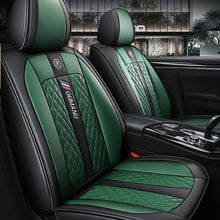 Load image into Gallery viewer, Full Coverage Black Leather Car Seat Cover Street Standard Style, Automotive Vehicle Cushion Universal Fit