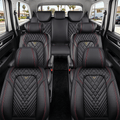 SITCOVER Seat Covers for Odyssey, Series 45, 7-Seat, Black/Red