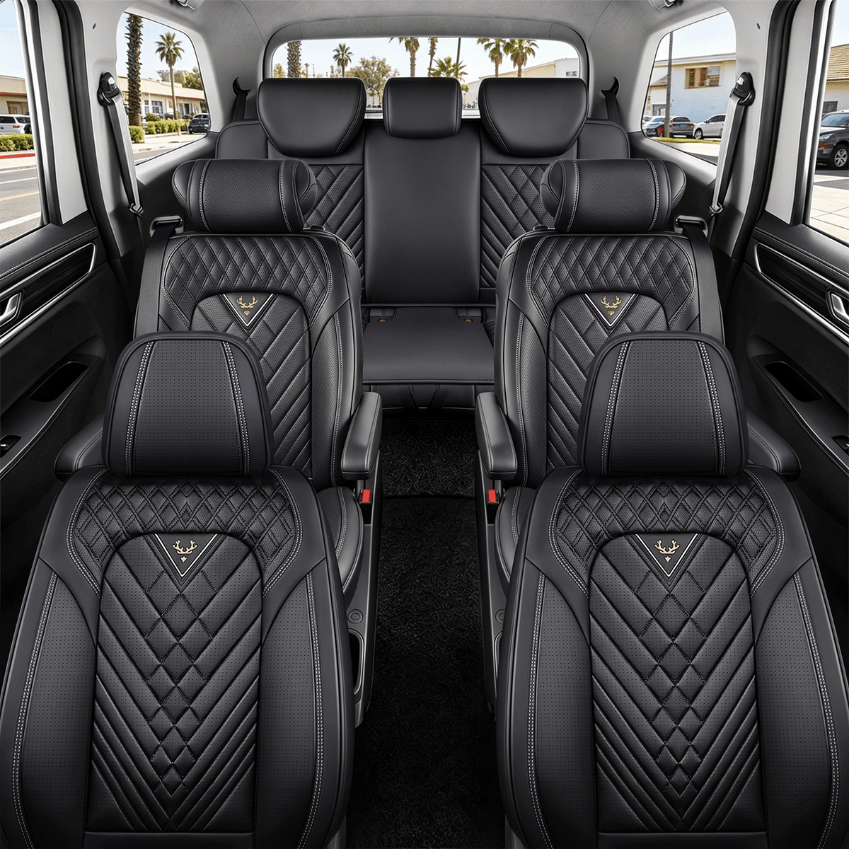 SITCOVER Seat Covers for Odyssey, Series 45, 7-Seat, Black
