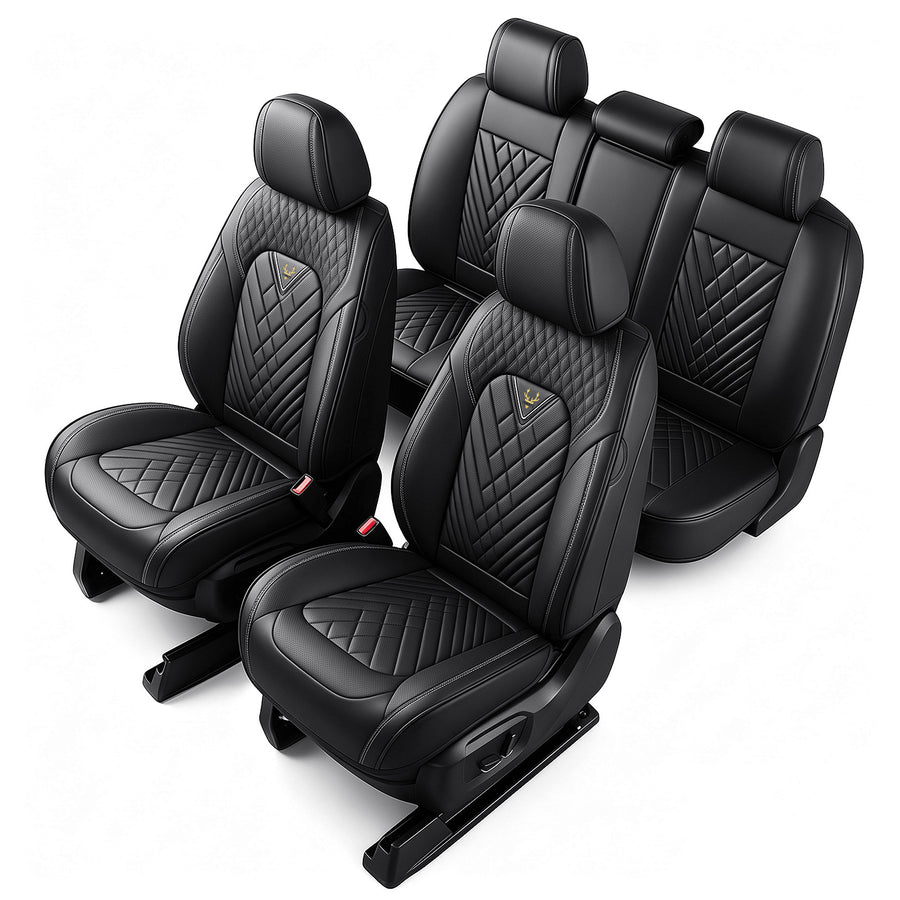 SITCOVER Universal Car Seat Covers - Series 45, 5-Seat, Black