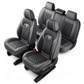 SITCOVER Universal Car Seat Covers - Series 45, 5-Seat, Gray/Black