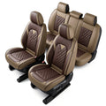 SITCOVER Universal Car Seat Covers - Series 45, 5-Seat, Beige/Brown