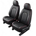 SITCOVER Universal Car Seat Covers - Series 45, 2-Seat, Black/Red