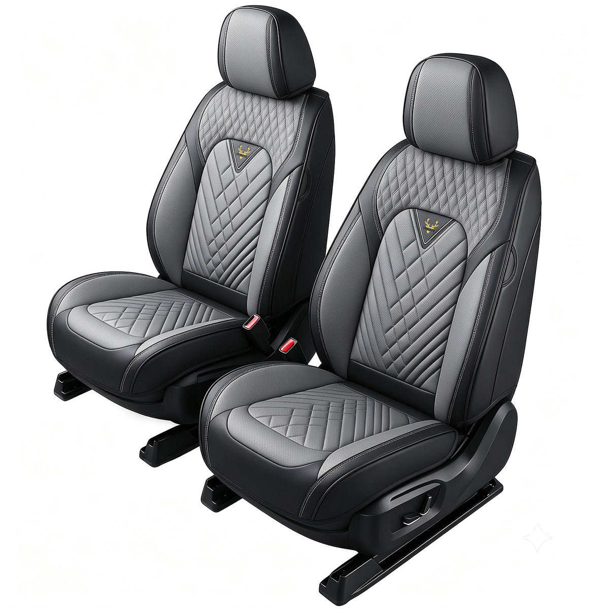 SITCOVER Universal Car Seat Covers - Series 45, 2-Seat, Black/Gray