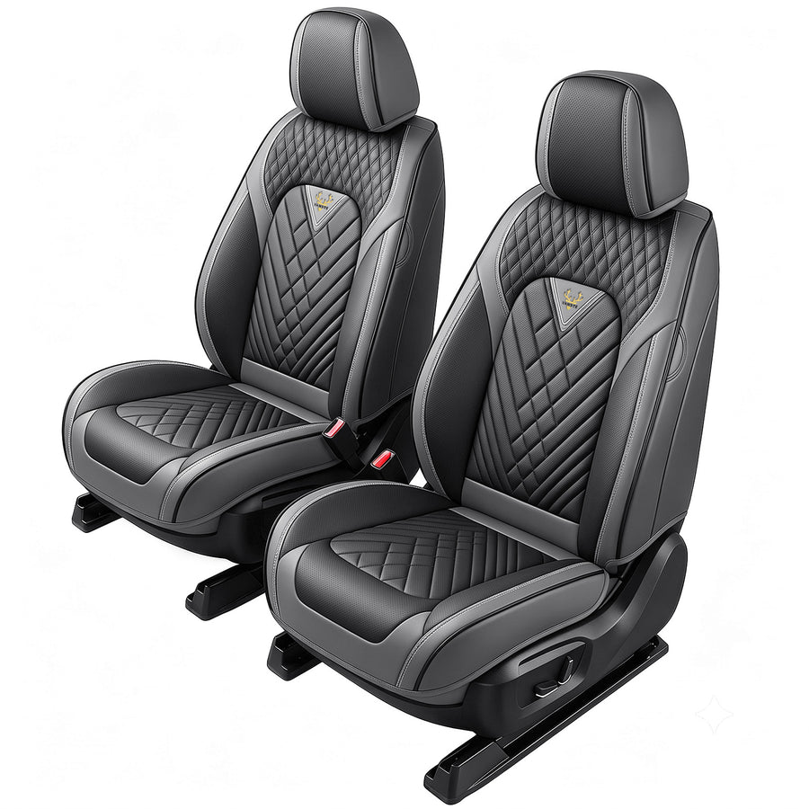 SITCOVER Universal Car Seat Covers - Series 45, 2-Seat, Gray/Black