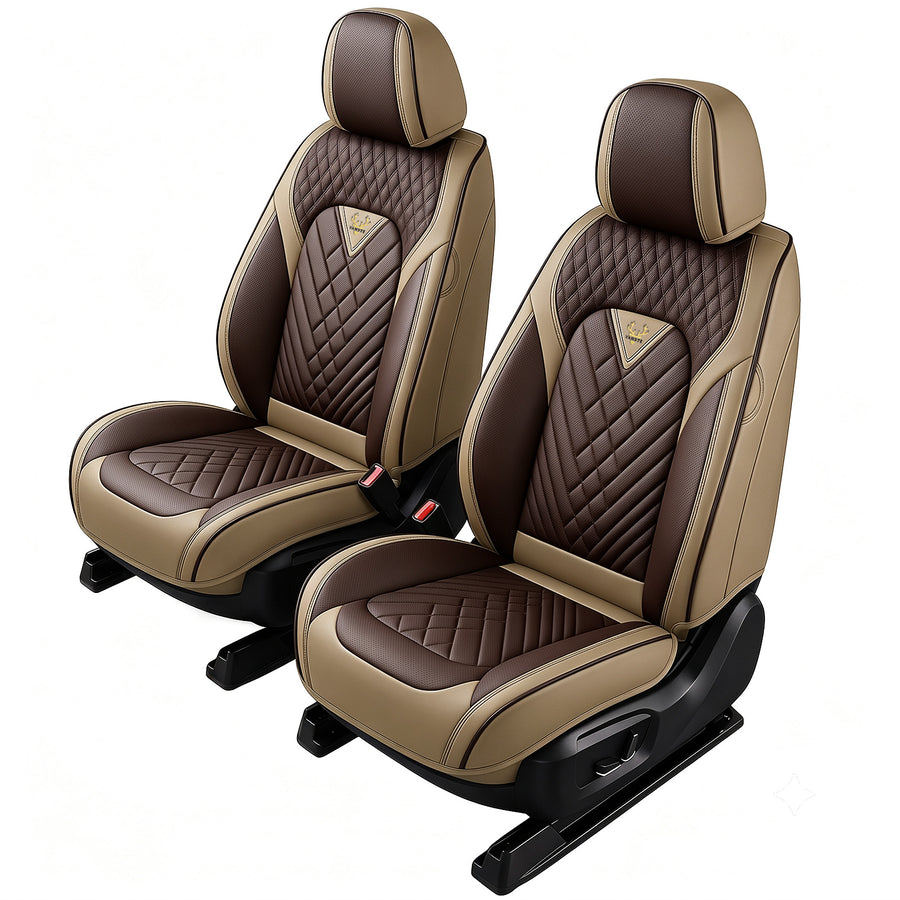 SITCOVER Universal Car Seat Covers - Series 45, 2-Seat, Beige/Brown