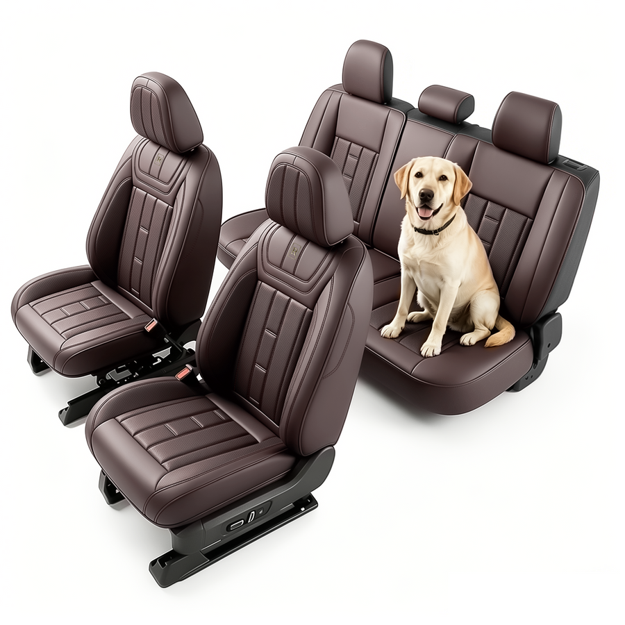 SITCOVER Universal Car Seat Covers - Series 63, 5-Seat, Brown