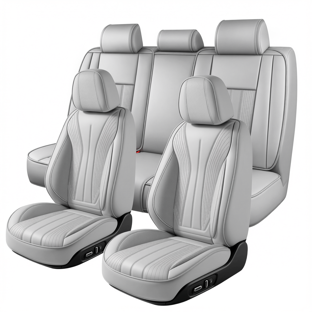 SITCOVER Universal Car Seat Covers - Series 64, 5-Seat, Gray