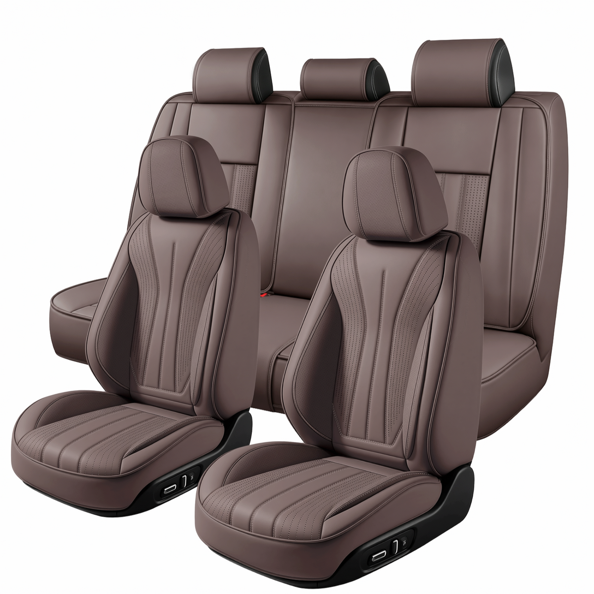 SITCOVER Universal Car Seat Covers - Series 64, 5-Seat, Brown