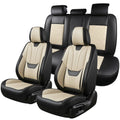 SITCOVER Universal Car Seat Covers - Series 66, 5-Seat, Black/Beige