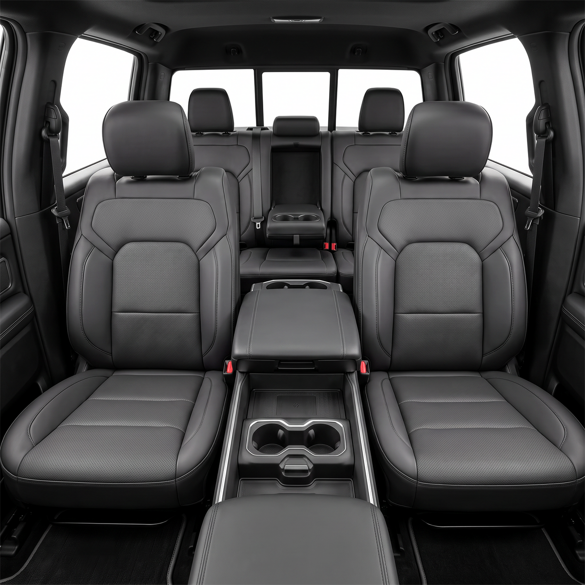 SITCOVER Seat Covers for Ram 1500 Base Trim 2019-2026, 5-Seat, Black