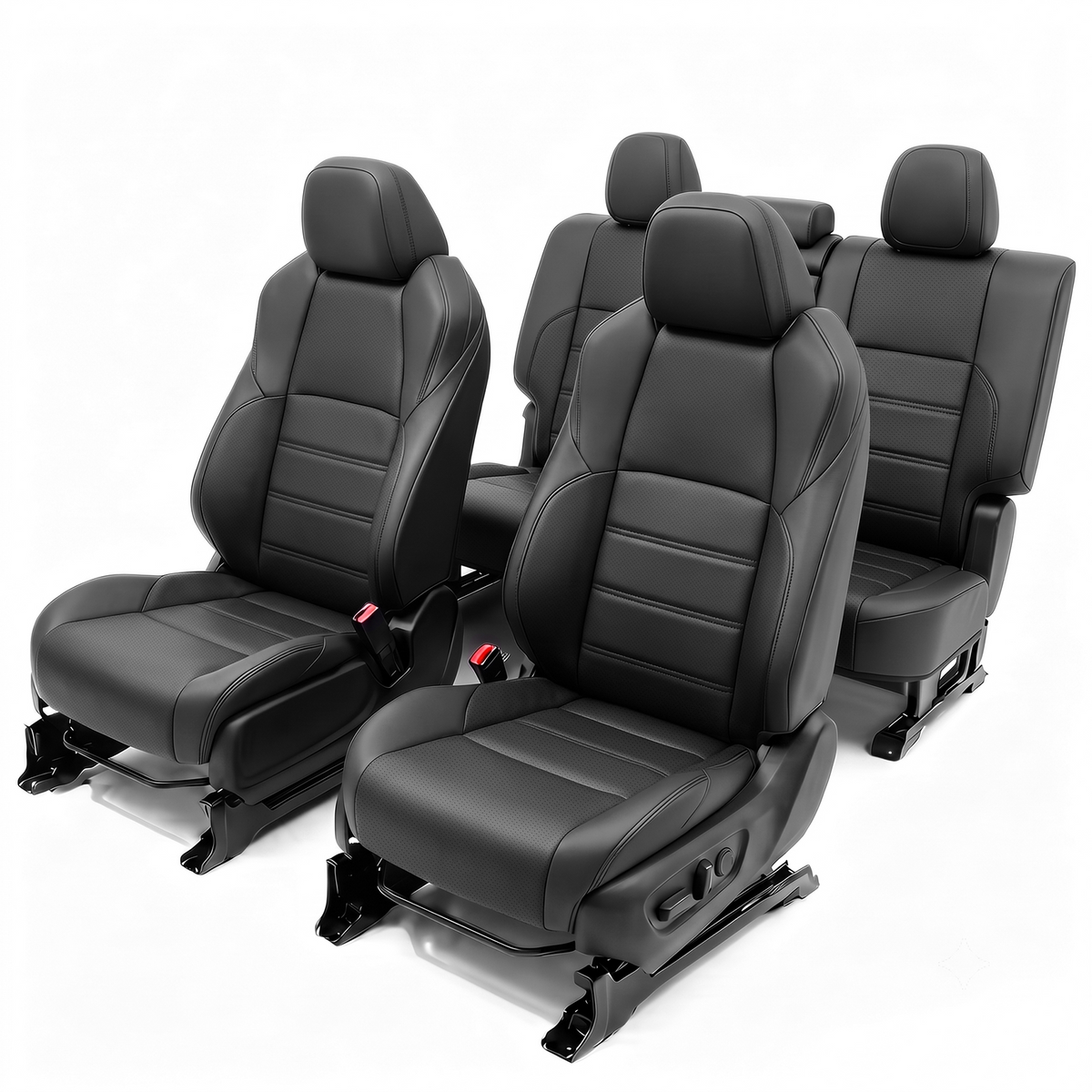 SITCOVER Seat Covers for Toyota Tacoma 2016-2023, 5-Seat, Black