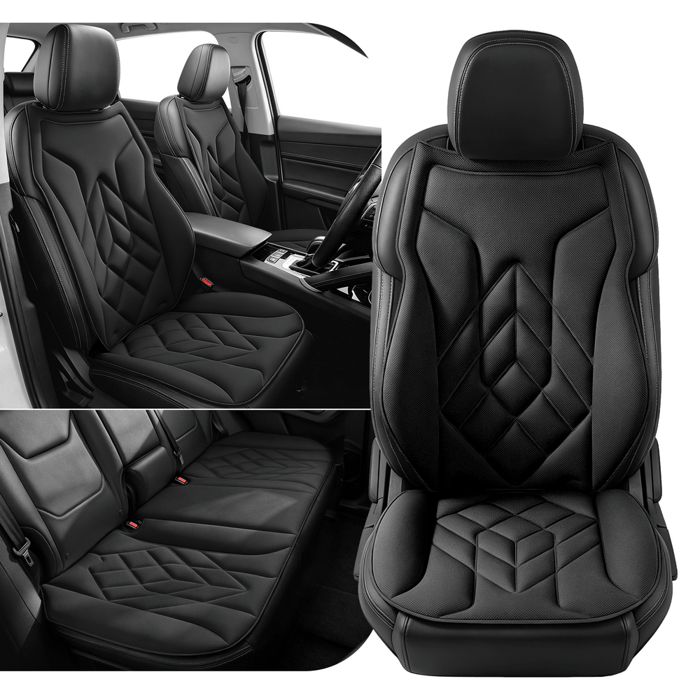 SITCOVER Seaweed Fiber Seat Cushions - 5-Seat, Black