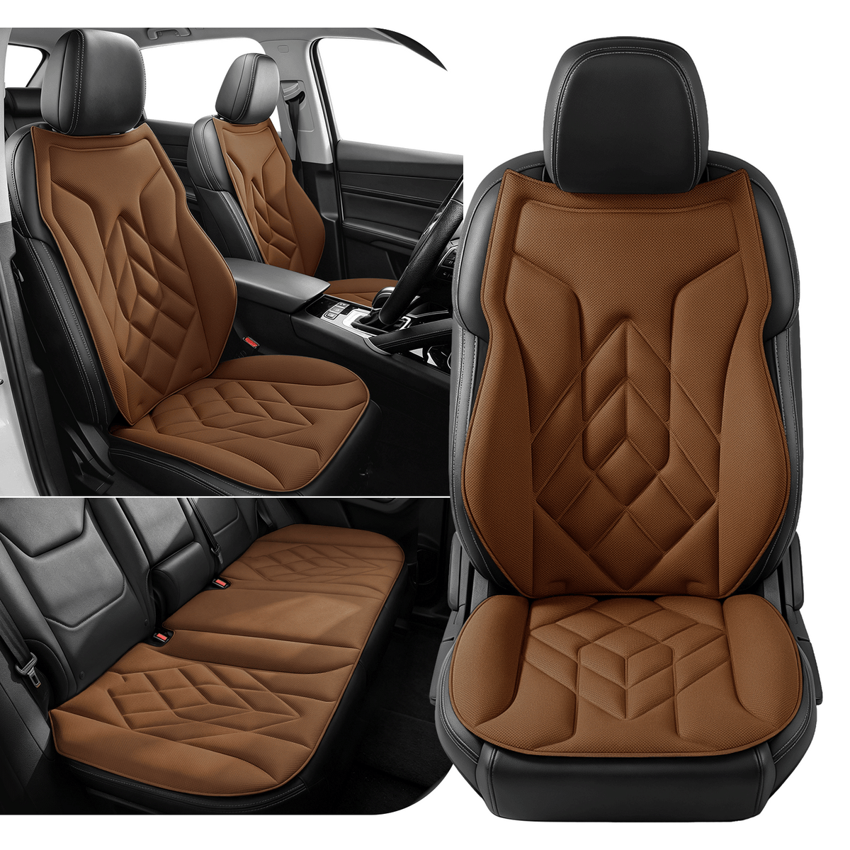 SITCOVER Seaweed Fiber Seat Cushions - 5-Seat, Brown